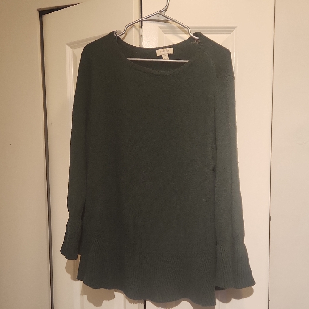 Flared Sleeve Sweater